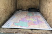 оформление географических карт,географические карты больших размеров,географические карты в деревянном багете