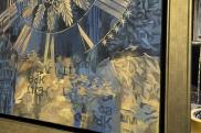 профиль багета кэнвас,картина на холсте с галерейной натяжкой в раме из багета профиля кэнвас,л-профиль багетных рам